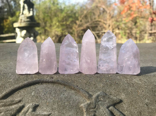 Rose Quartz Towers ~ Mini ~ Small ~ Medium