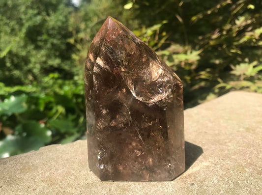 Smoky Garden Quartz Tower