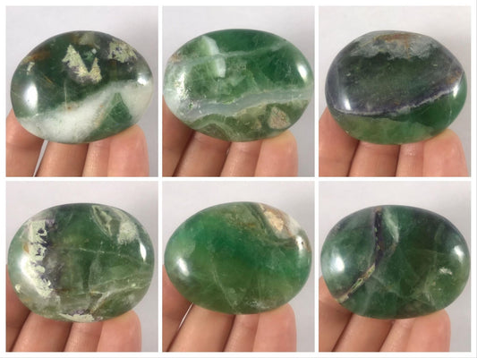 Rainbow Fluorite Palm Stones