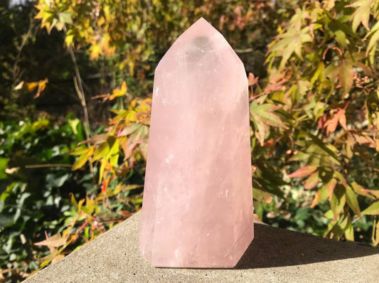 Rose Quartz Tower ~ Large