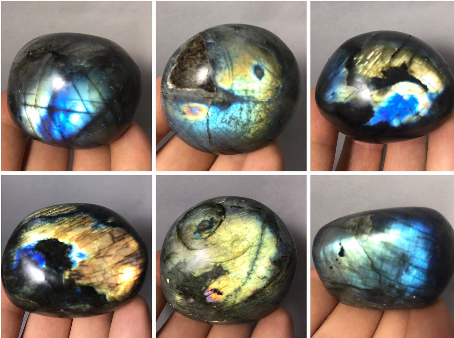 Labradorite Palm Stones