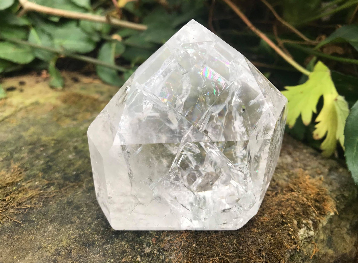 Fire & Ice Quartz Tower ~ Large