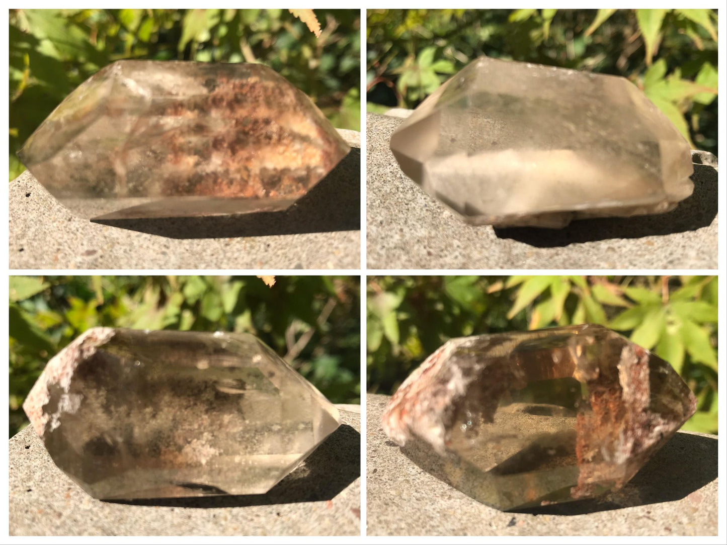 Garden Quartz Double-Terminated Freeform Points