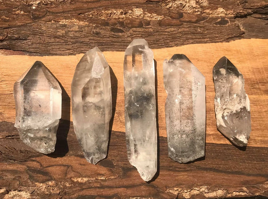 Grey Phantom Quartz Points
