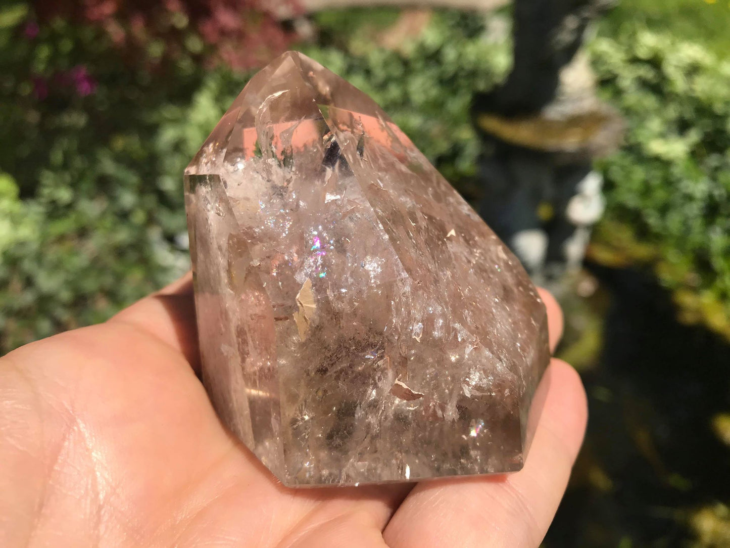Garden Quartz Tower ~ Smoky - Gem Realm