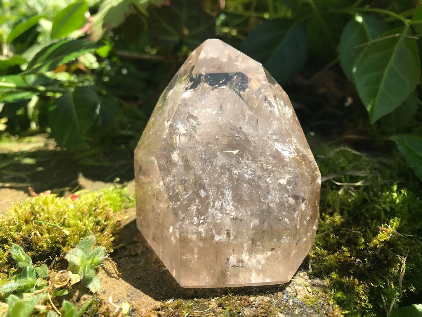Garden Quartz Tower ~ Smoky - Gem Realm