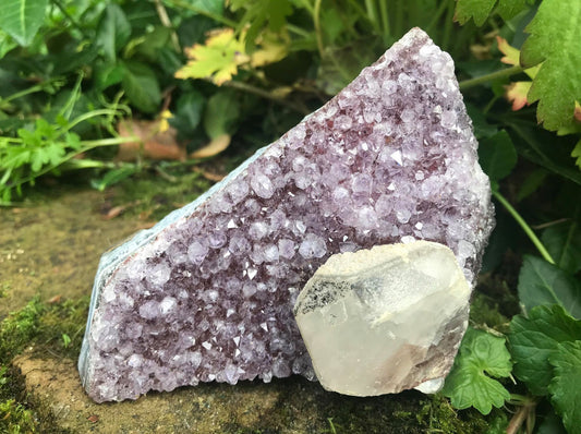 Amethyst with Calcite Specimen ~ Uruguay - Gem Realm