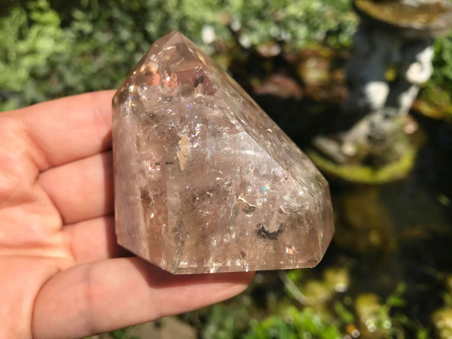 Garden Quartz Tower ~ Smoky - Gem Realm