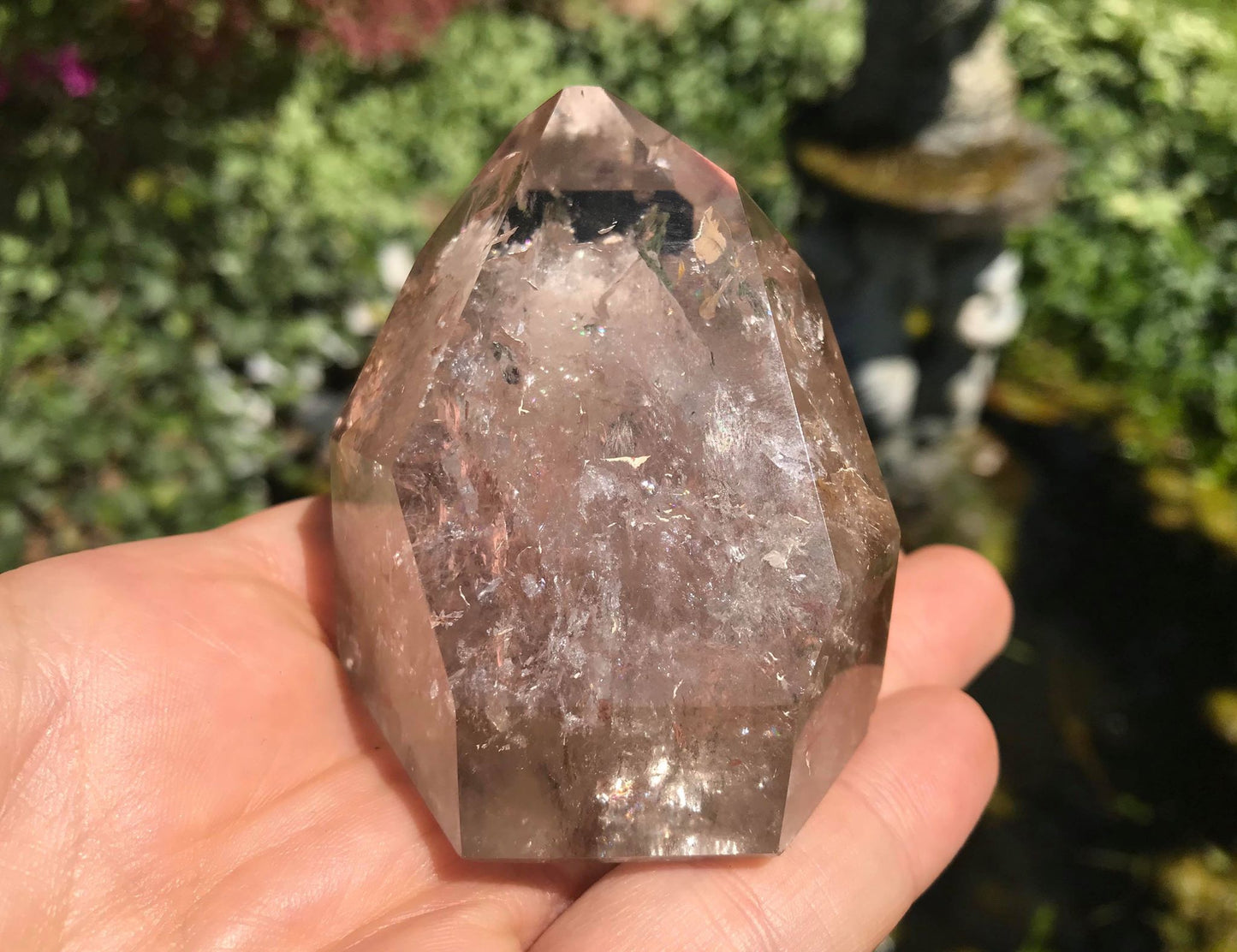 Garden Quartz Tower ~ Smoky - Gem Realm