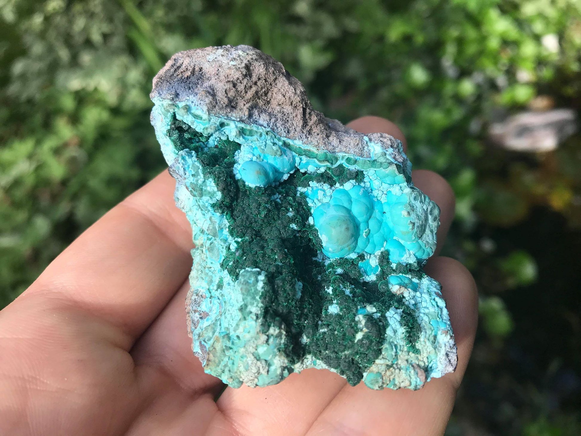 Chrysocolla & Malachite Specimen - Gem Realm