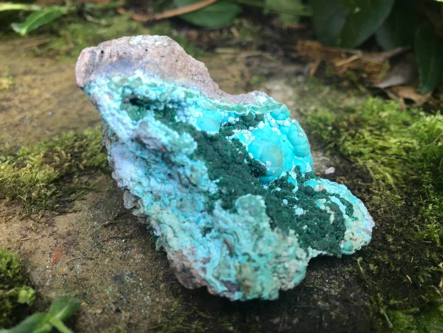 Chrysocolla & Malachite Specimen - Gem Realm