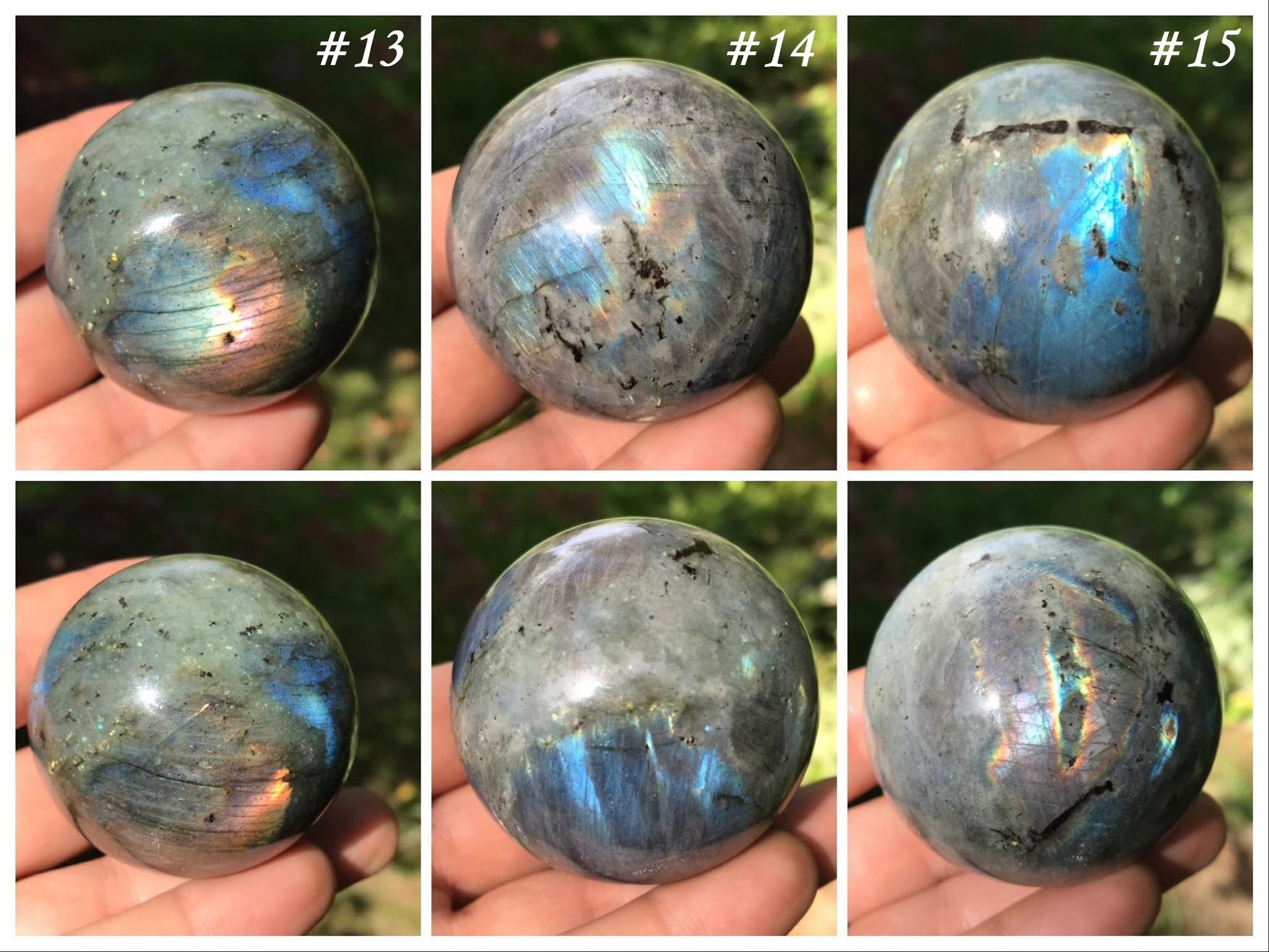 Labradorite Spheres - Gem Realm