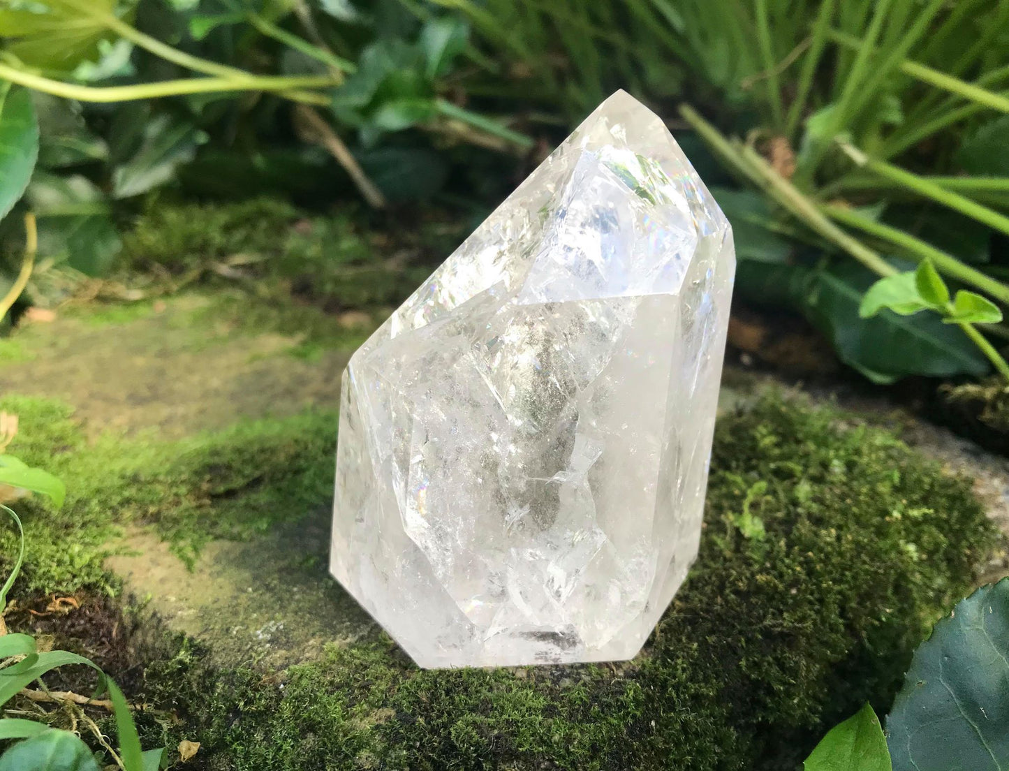 Fire & Ice Quartz Tower ~ Large - Gem Realm