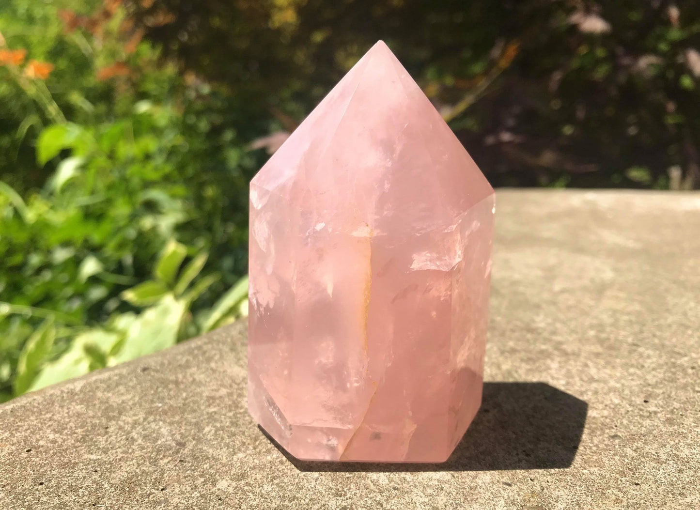 Rose Quartz Tower ~ Large - Gem Realm