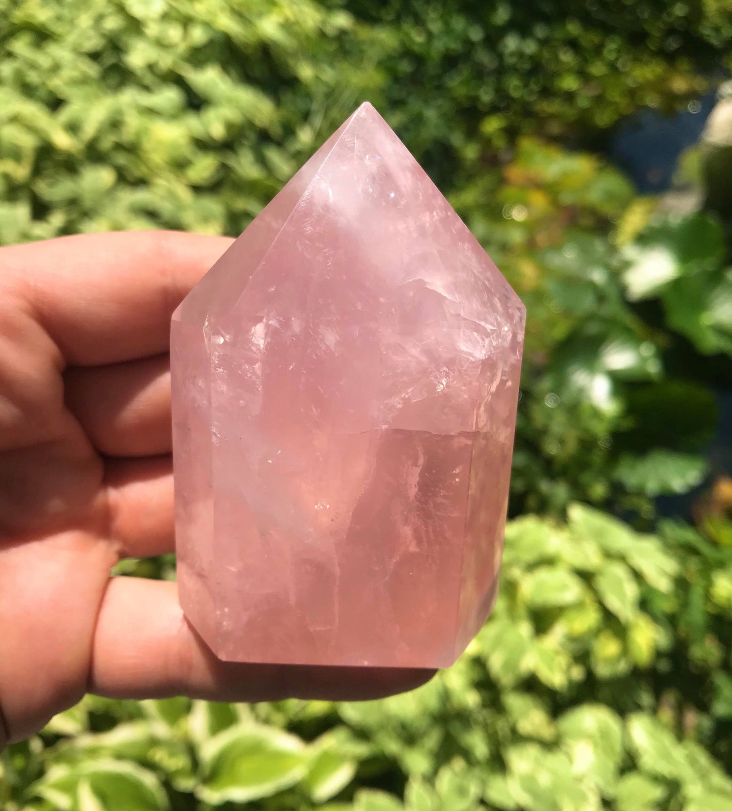 Rose Quartz Tower ~ Large - Gem Realm