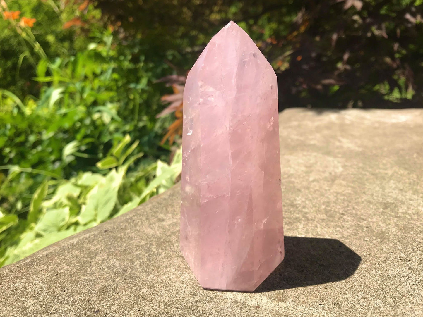 Rose Quartz Tower ~ Large - Gem Realm