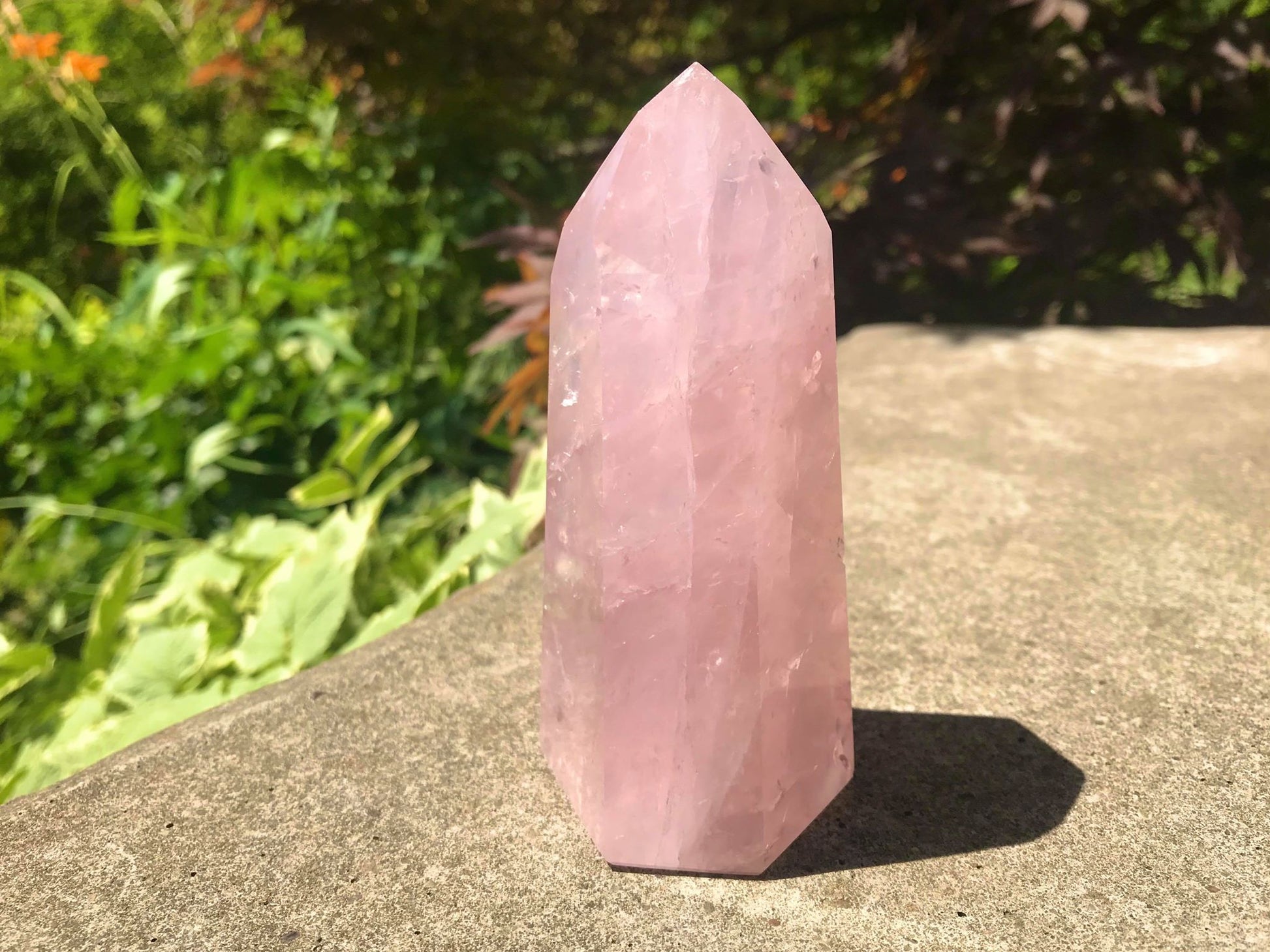 Rose Quartz Tower ~ Large - Gem Realm