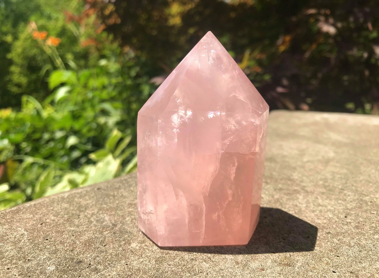 Rose Quartz Tower ~ Large - Gem Realm