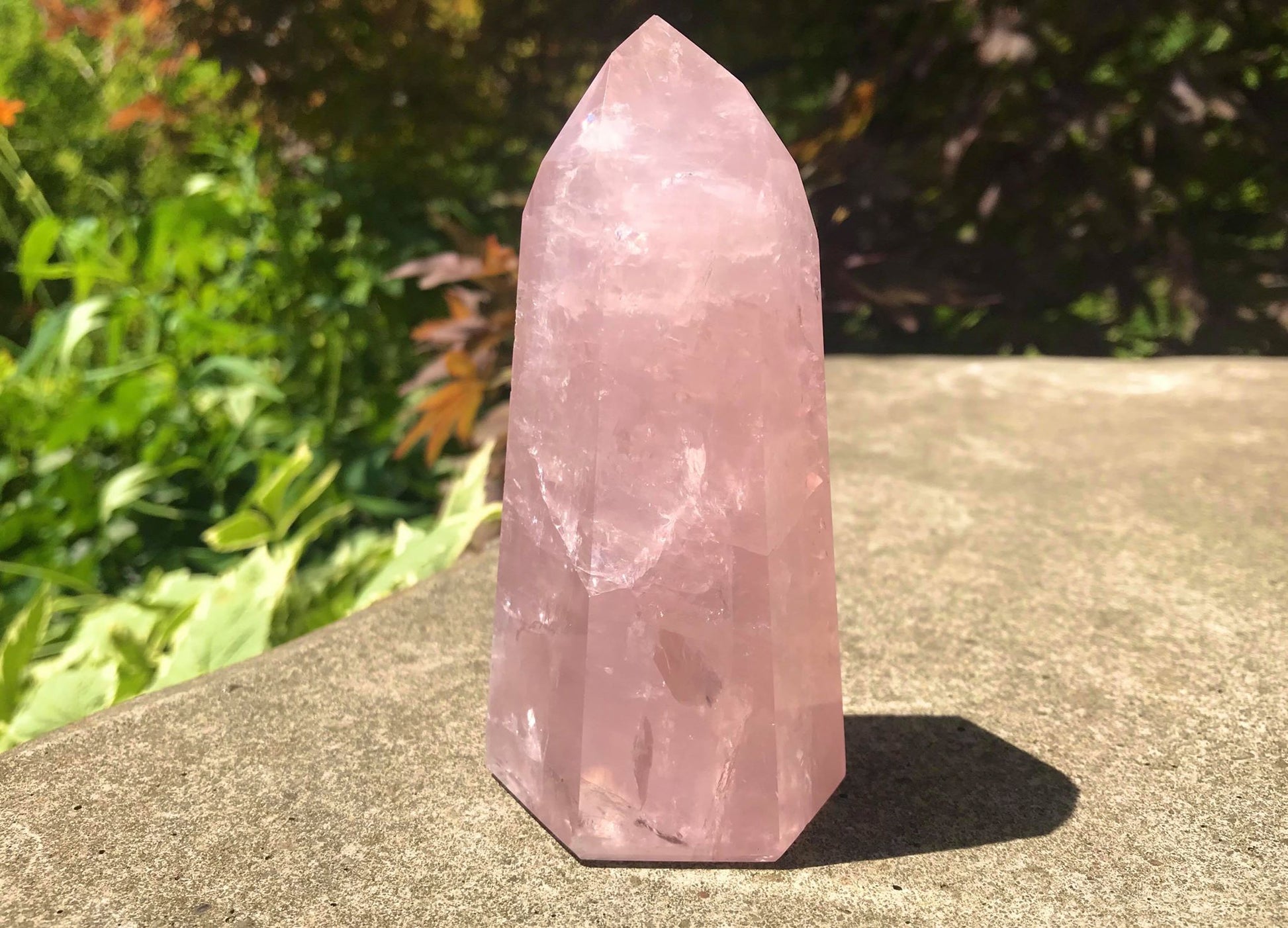 Rose Quartz Tower ~ Large - Gem Realm