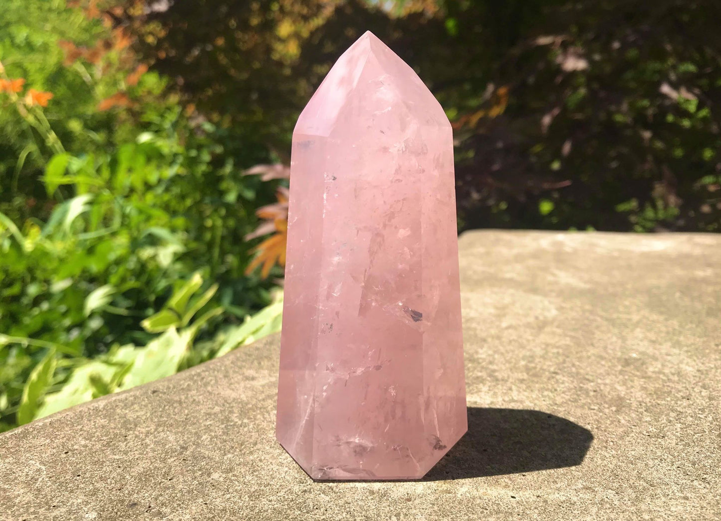 Rose Quartz Tower ~ Large - Gem Realm