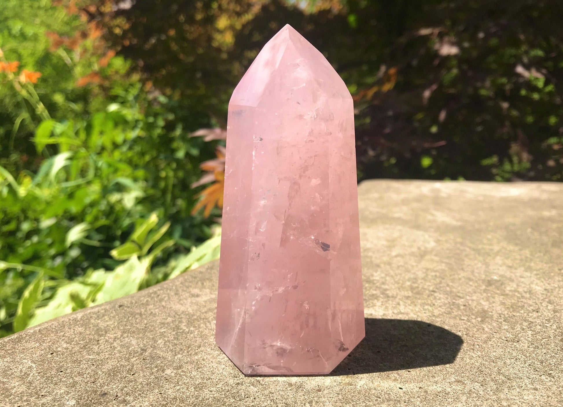 Rose Quartz Tower ~ Large - Gem Realm