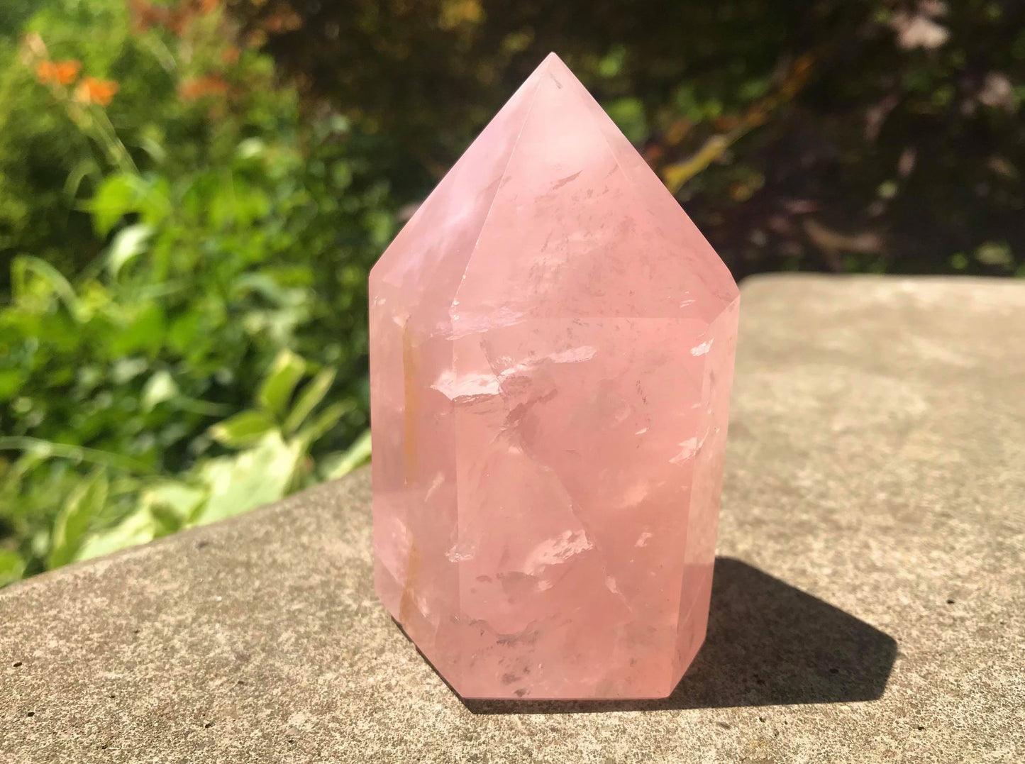 Rose Quartz Tower ~ Large - Gem Realm