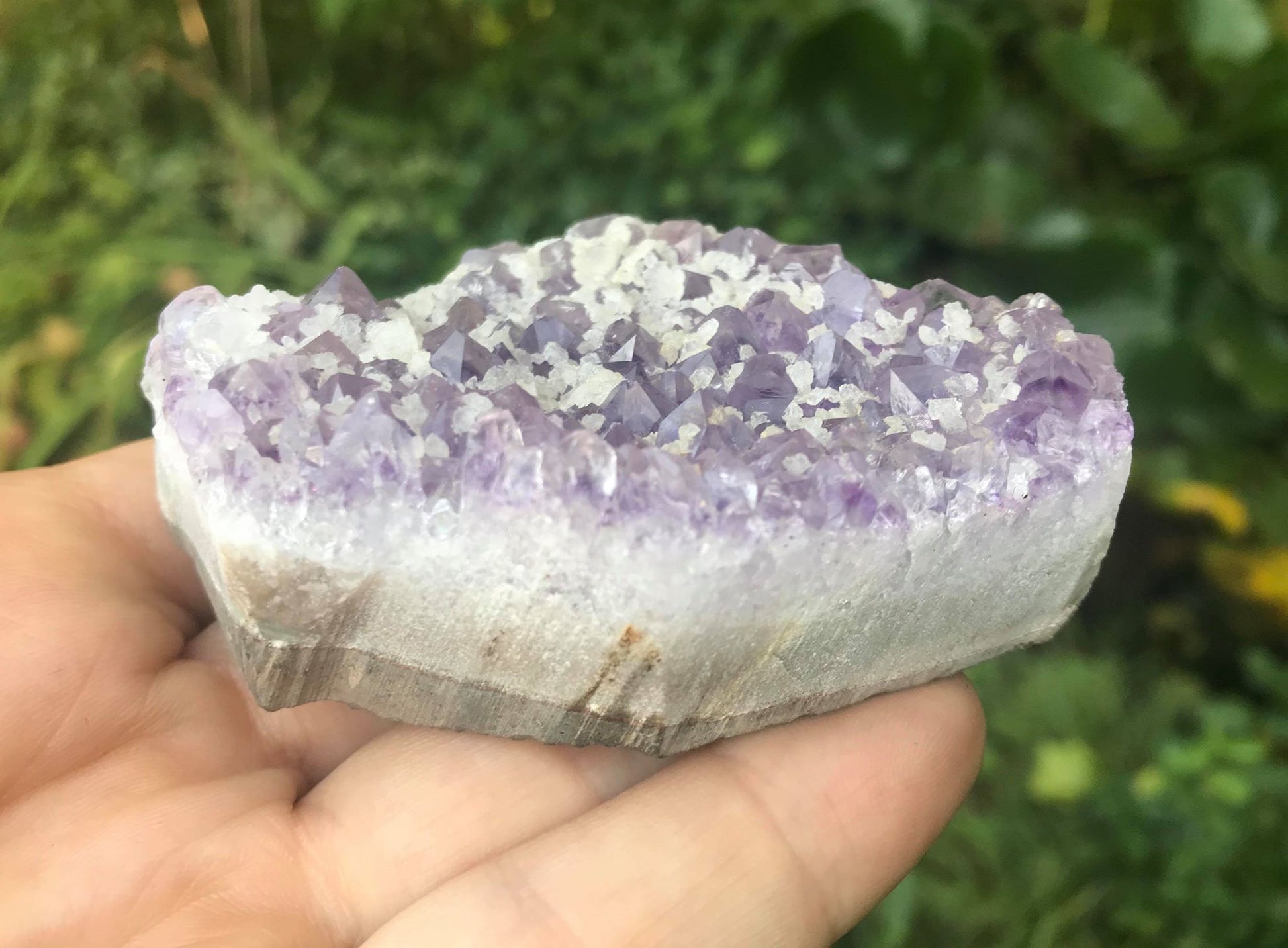Amethyst with Calcite Specimen ~ Uruguay - Gem Realm