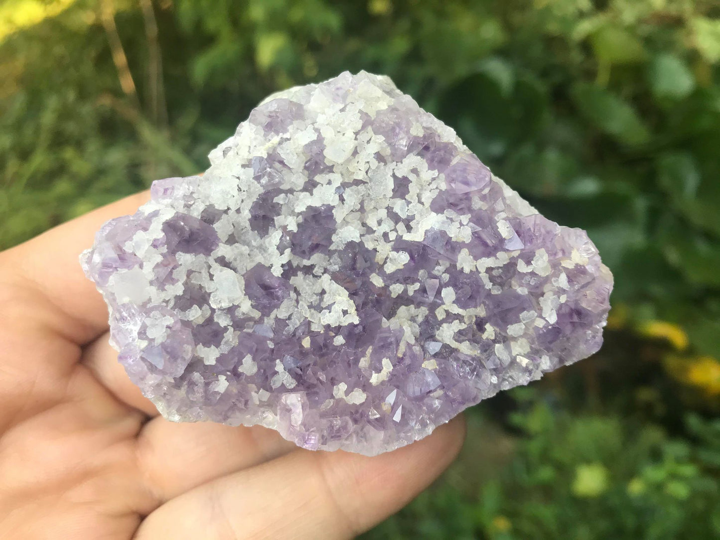 Amethyst with Calcite Specimen ~ Uruguay - Gem Realm