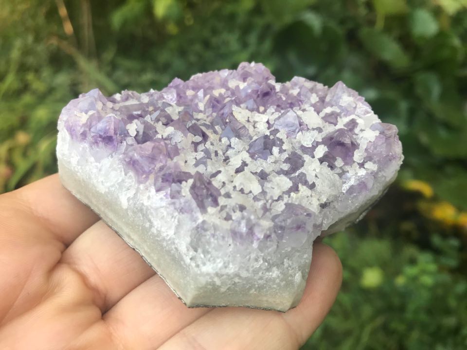 Amethyst with Calcite Specimen ~ Uruguay - Gem Realm