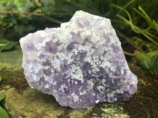 Amethyst with Calcite Specimen ~ Uruguay - Gem Realm 