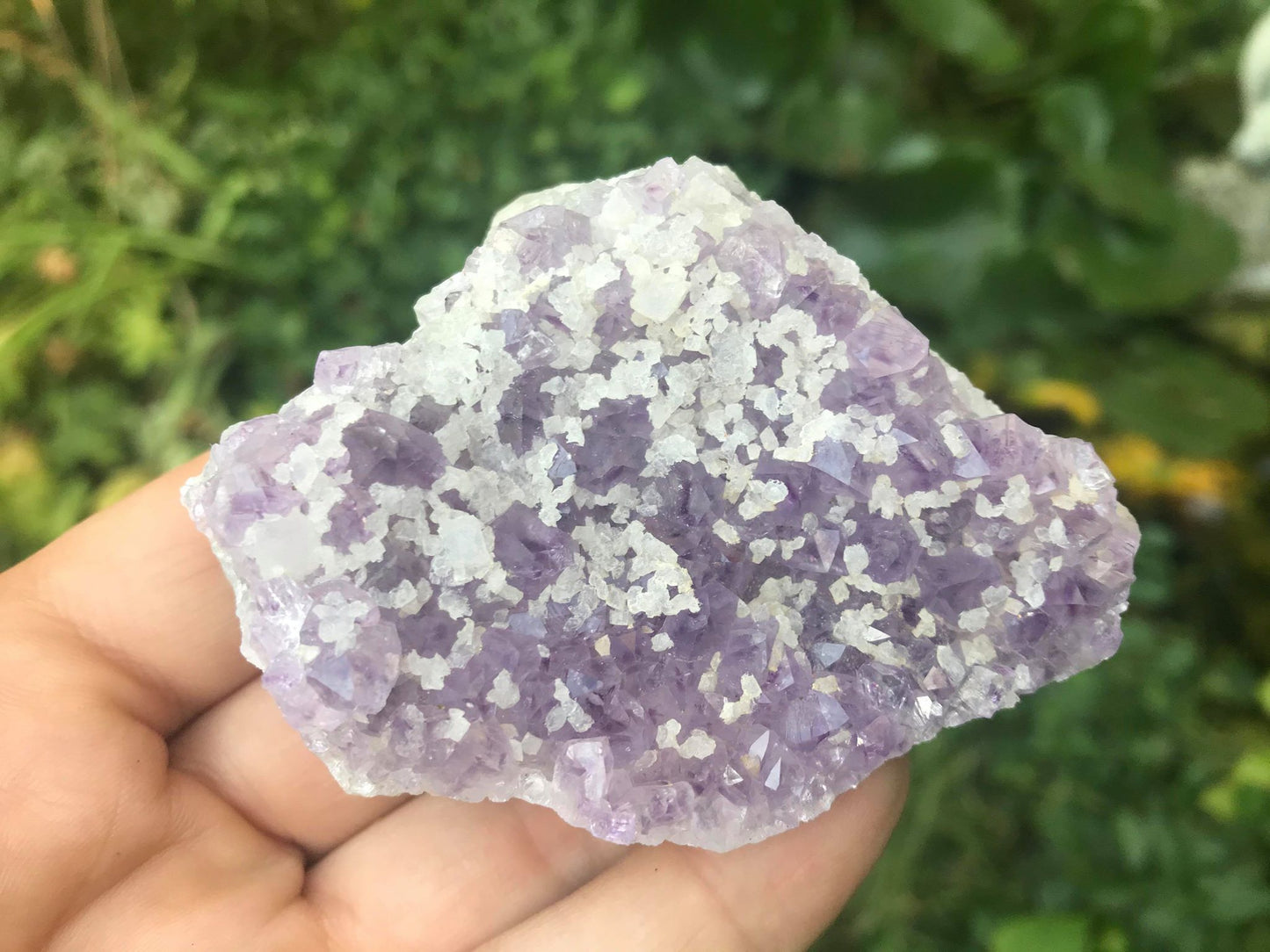 Amethyst with Calcite Specimen ~ Uruguay - Gem Realm