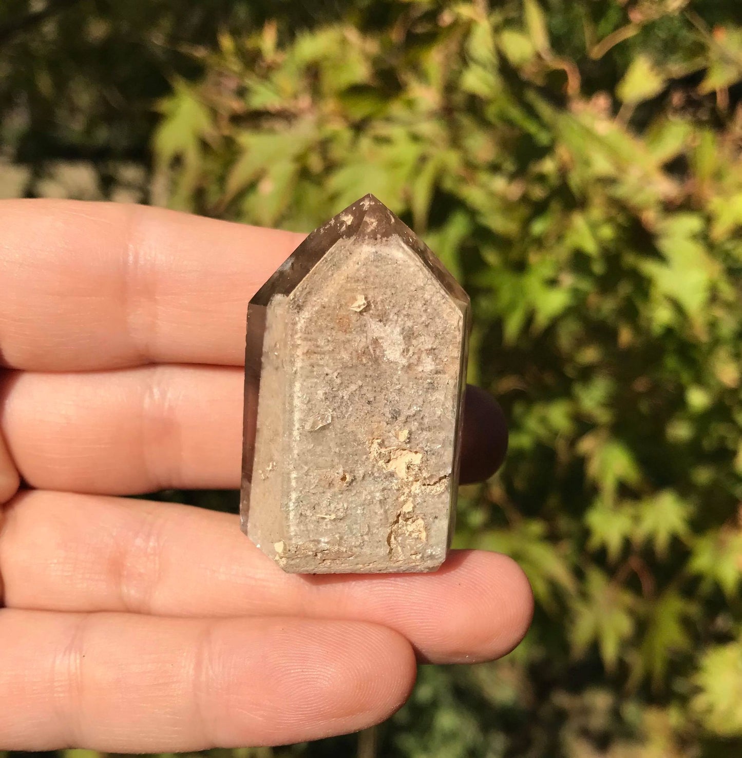 Smoky Garden Quartz Tower