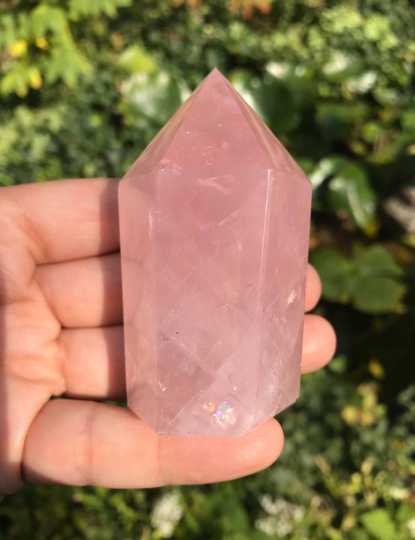 Rose Quartz Tower ~ Large