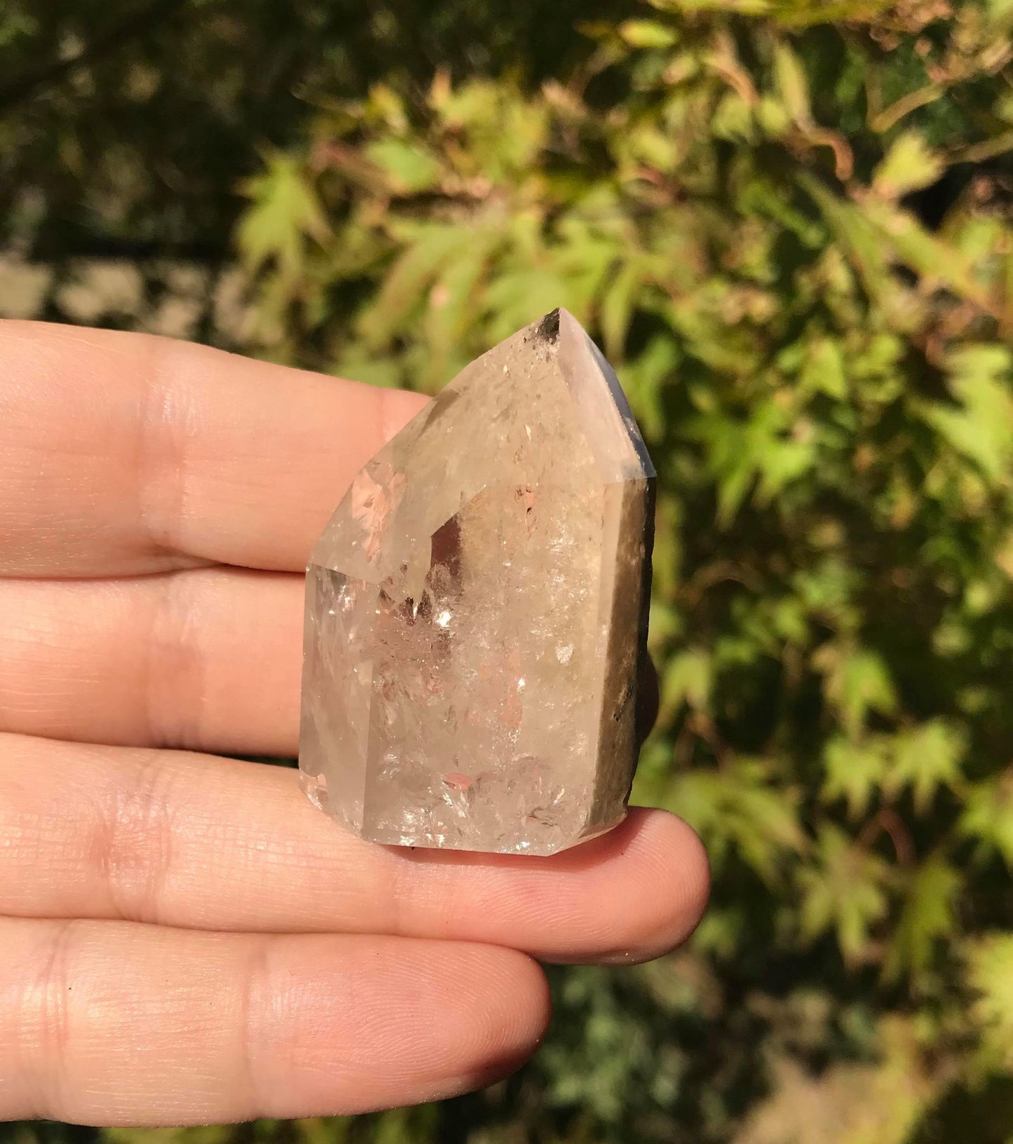 Smoky Garden Quartz Tower