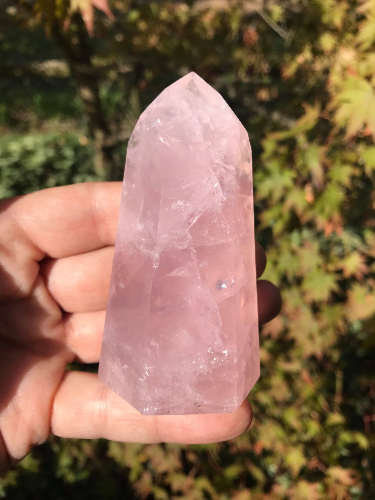 Rose Quartz Tower ~ Large