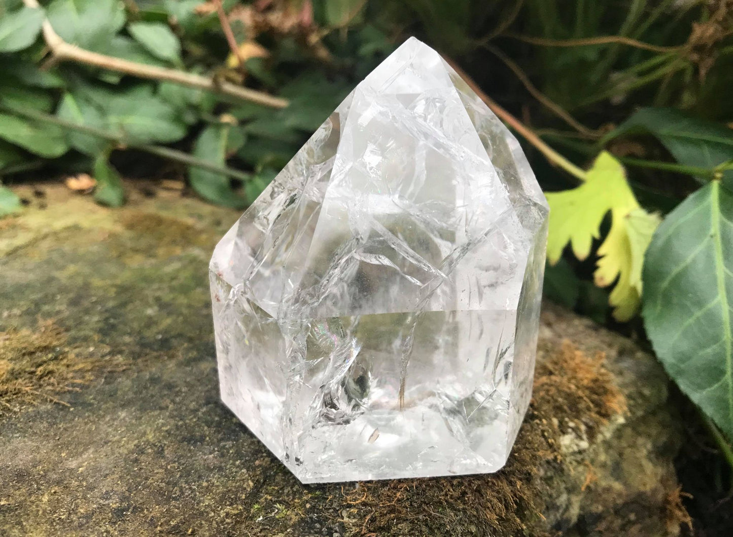 Fire & Ice Quartz Tower ~ Large