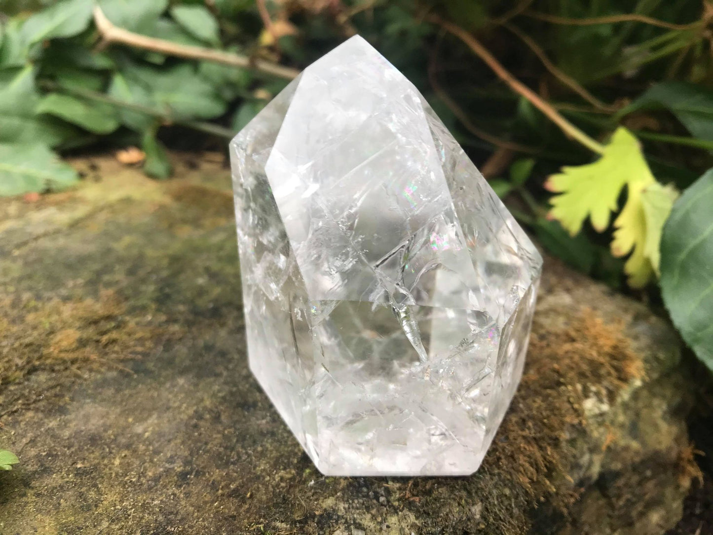 Fire & Ice Quartz Tower ~ Large