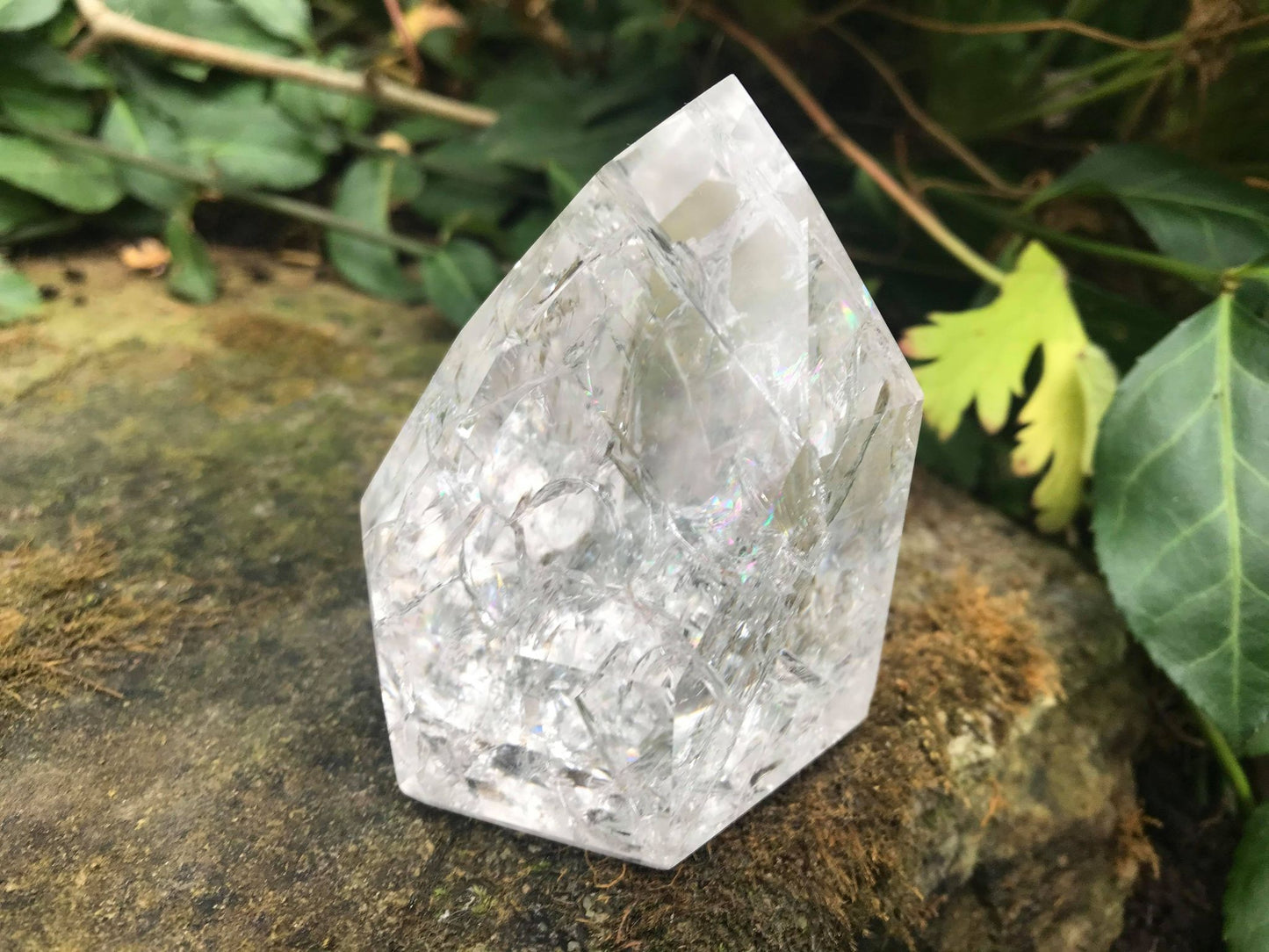 Fire & Ice Quartz Tower ~ Large