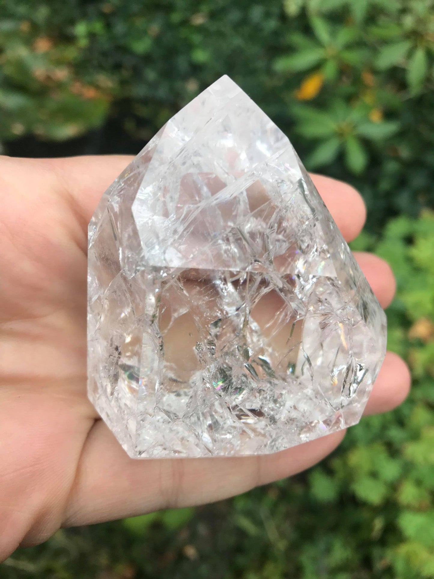 Fire & Ice Quartz Tower ~ Large