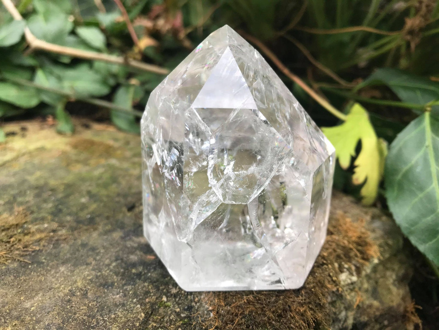 Fire & Ice Quartz Tower ~ Large