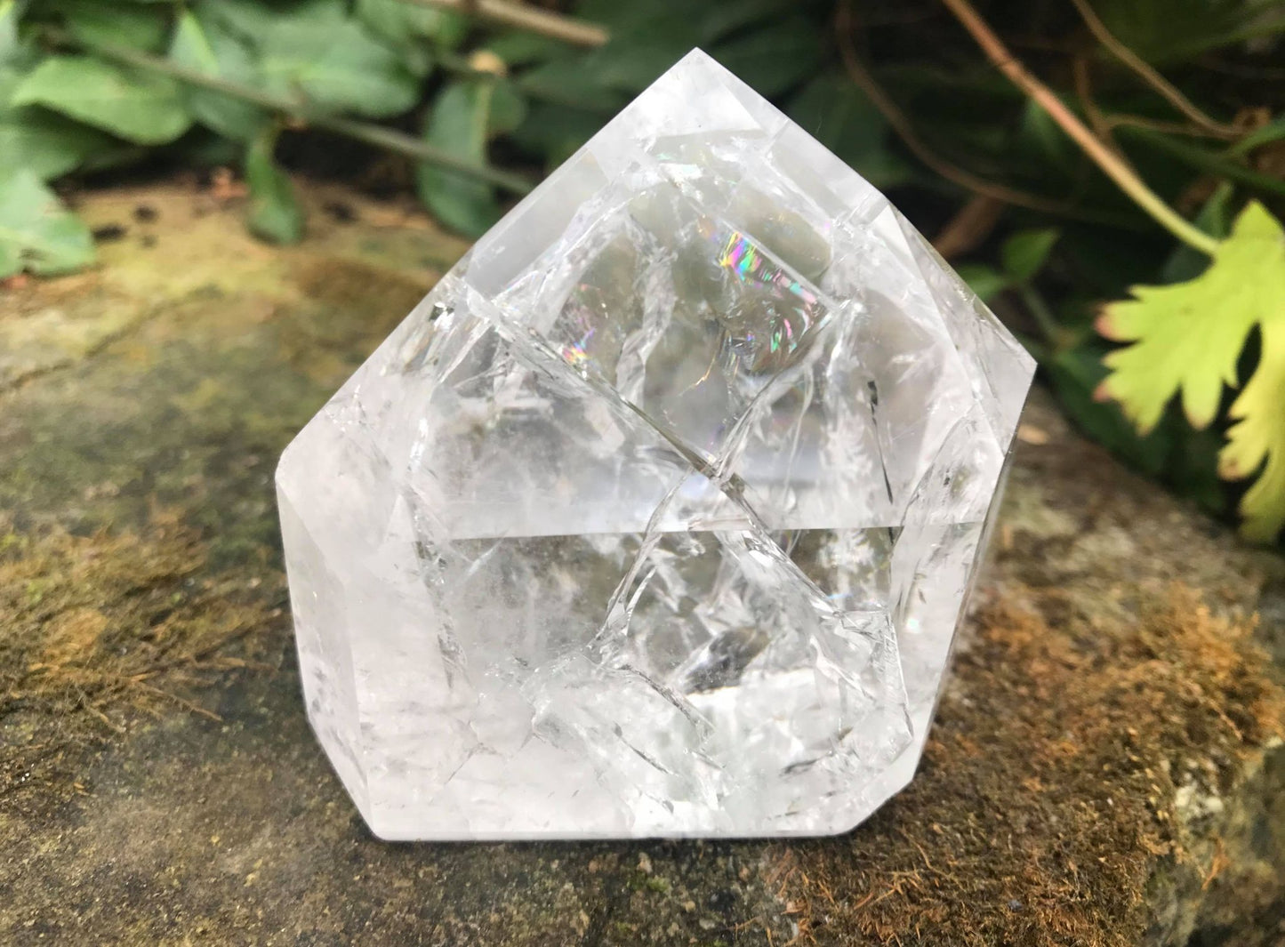 Fire & Ice Quartz Tower ~ Large