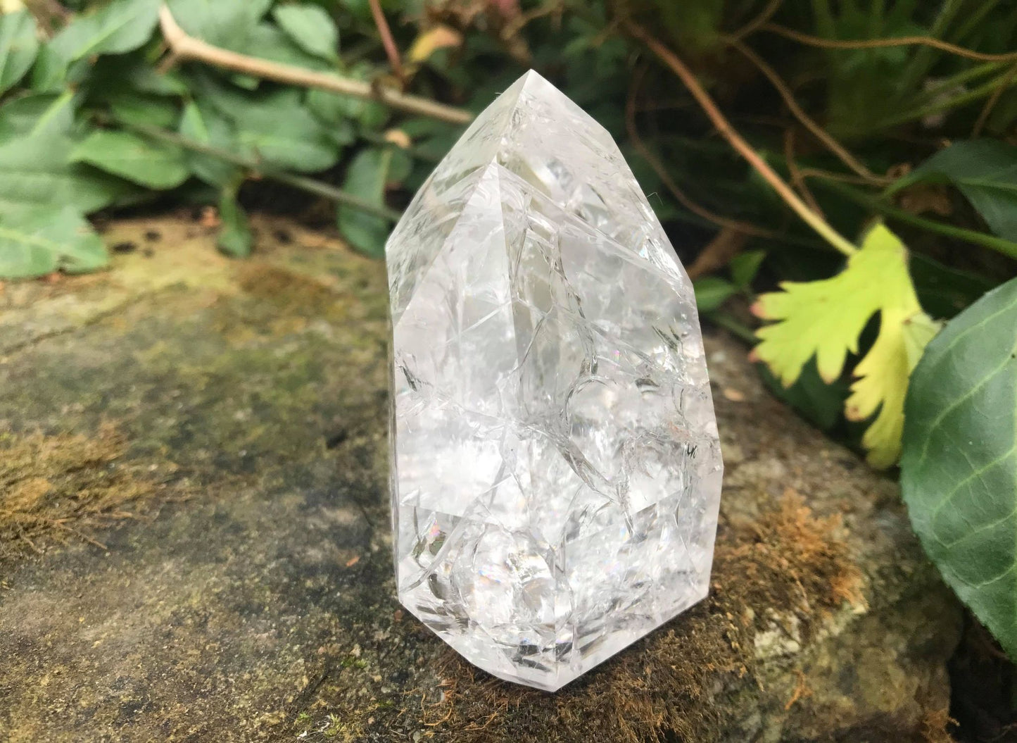 Fire & Ice Quartz Tower ~ Large