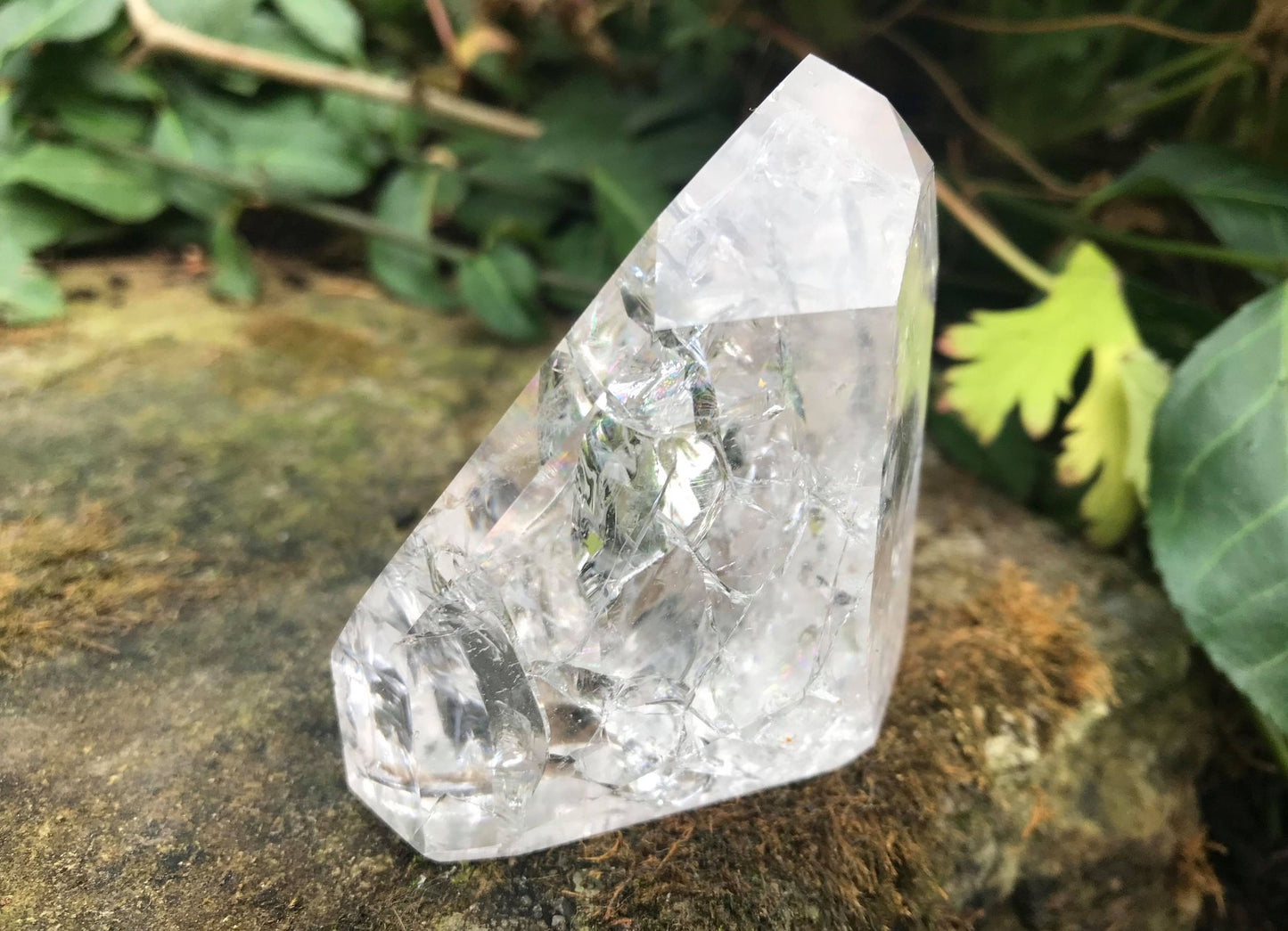 Fire & Ice Quartz Tower ~ Large