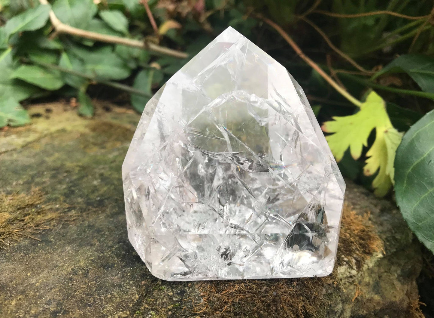 Fire & Ice Quartz Tower ~ Large