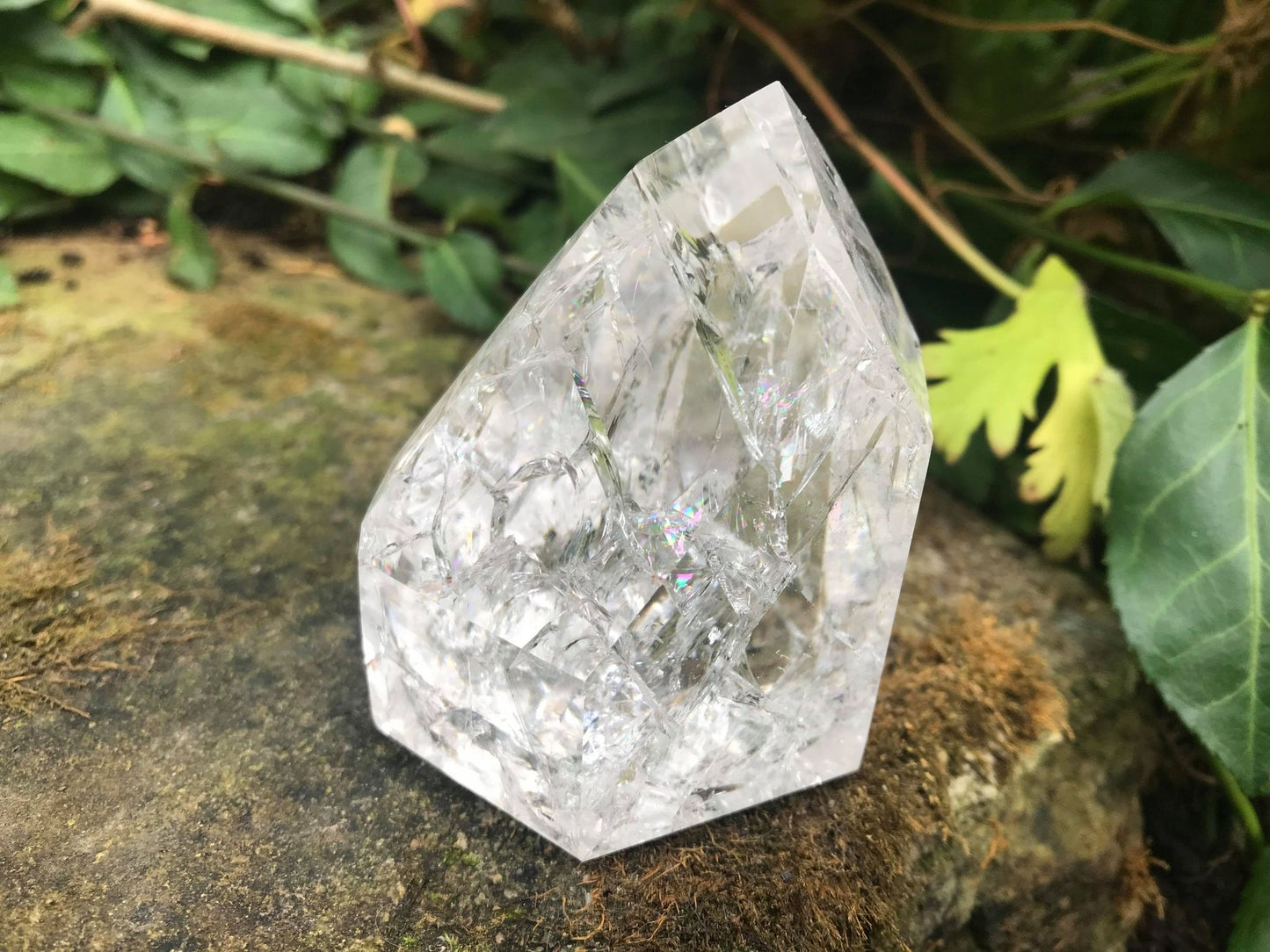 Fire & Ice Quartz Tower ~ Large