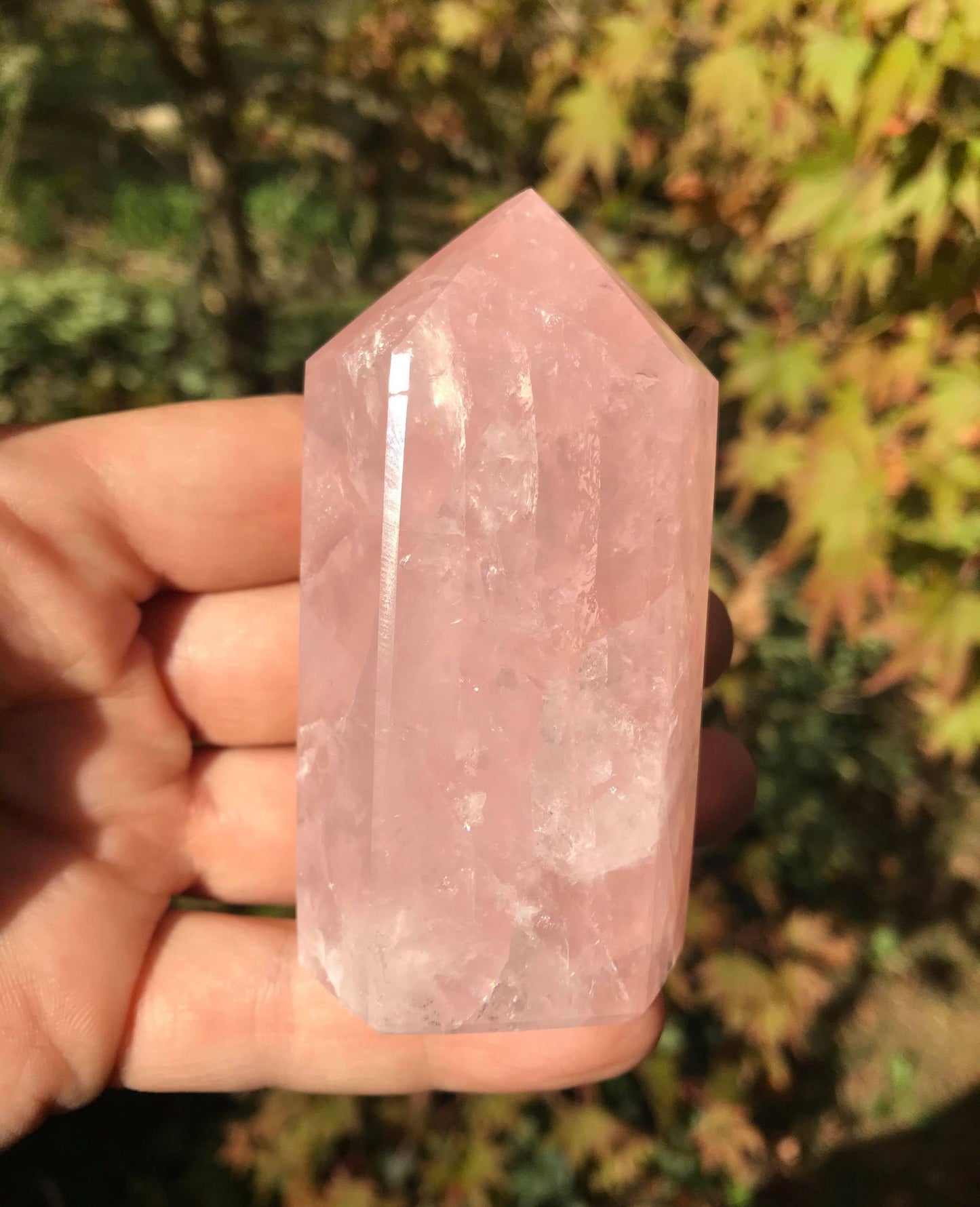 Rose Quartz Tower ~ Large