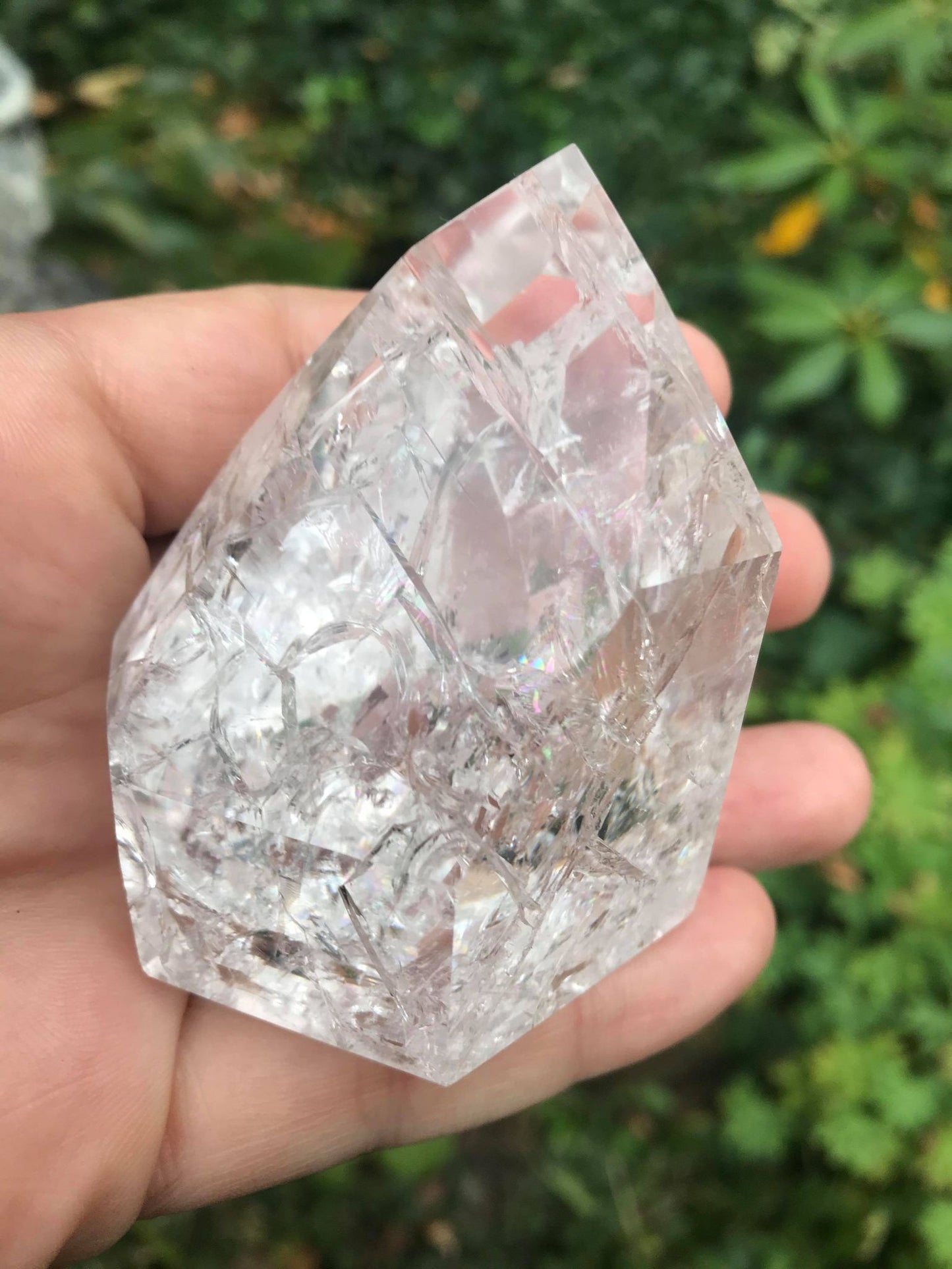Fire & Ice Quartz Tower ~ Large