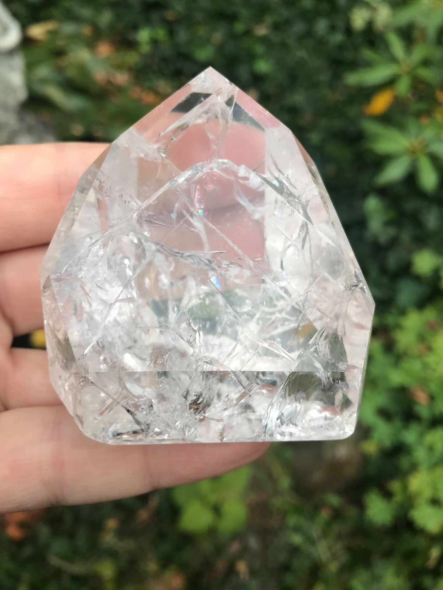 Fire & Ice Quartz Tower ~ Large