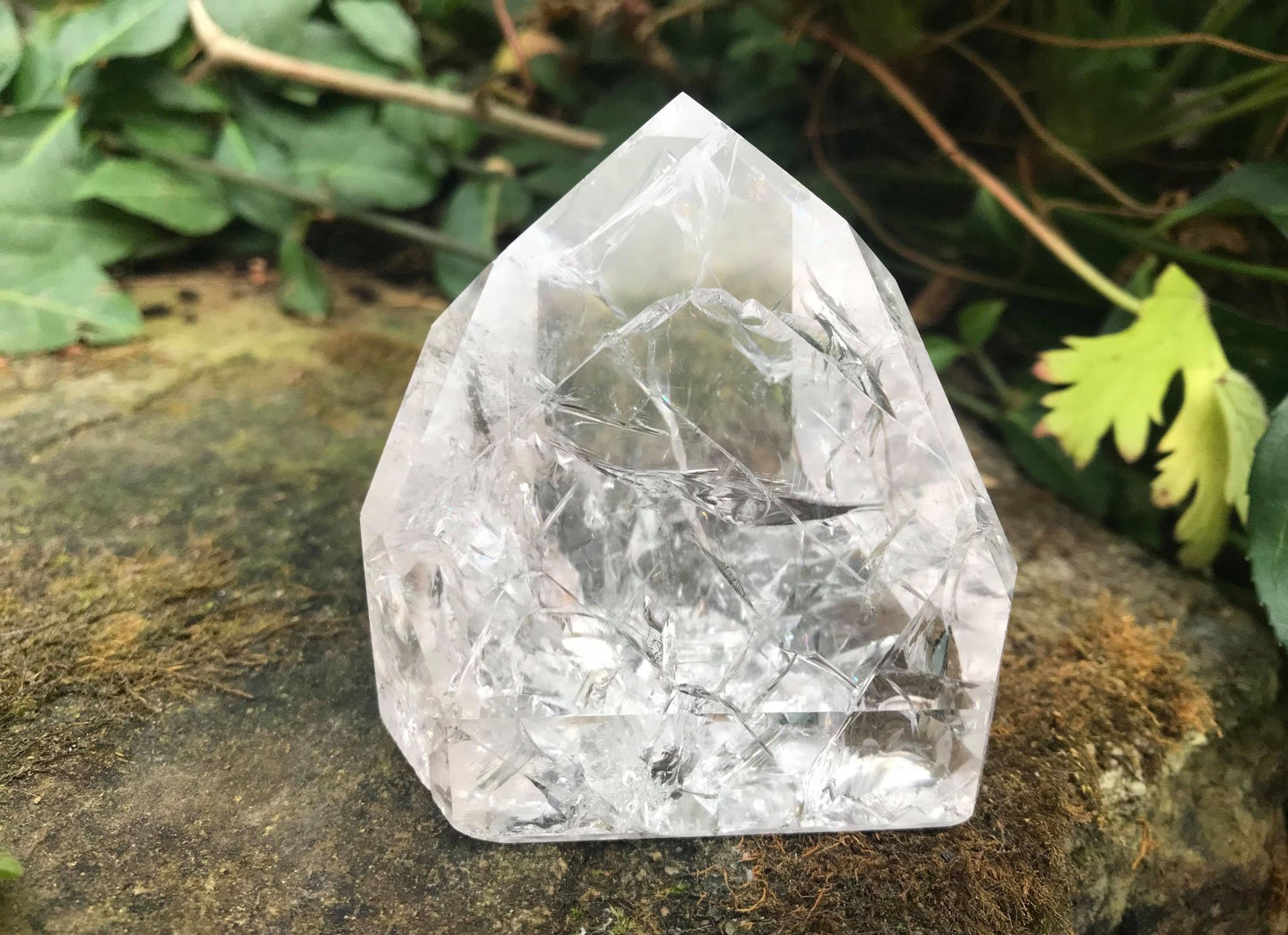 Fire & Ice Quartz Tower ~ Large