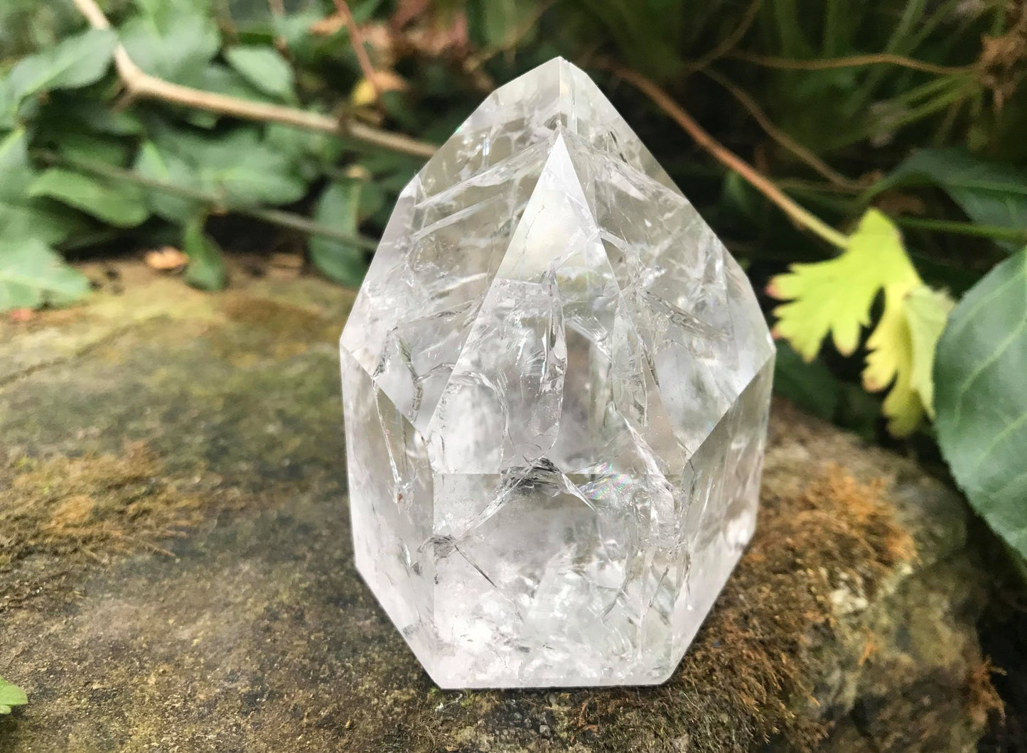 Fire & Ice Quartz Tower ~ Large